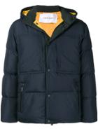 Calvin Klein Hooded Puffer Jacket - Blue