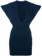 Jacquemus - V-neck Blouse - Women - Cotton - 38, Blue, Cotton
