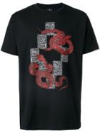 Marcelo Burlon County Of Milan Emerk Printed T-shirt - Black