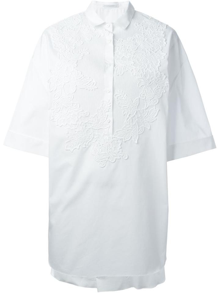 Ermanno Scervino Floral Appliqué Shirt