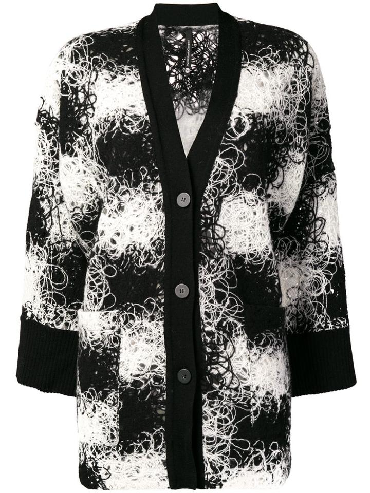 Pierantoniogaspari Buttoned Up Cardigan - Black