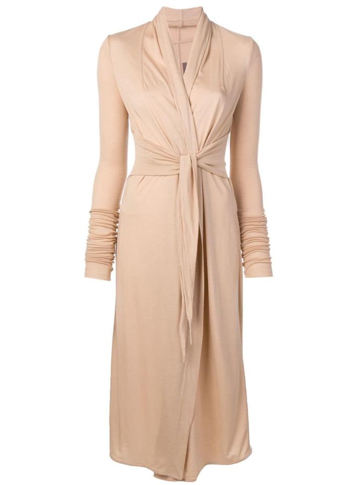 Rick Owens Lilies Belted Cardigan - Neutrals