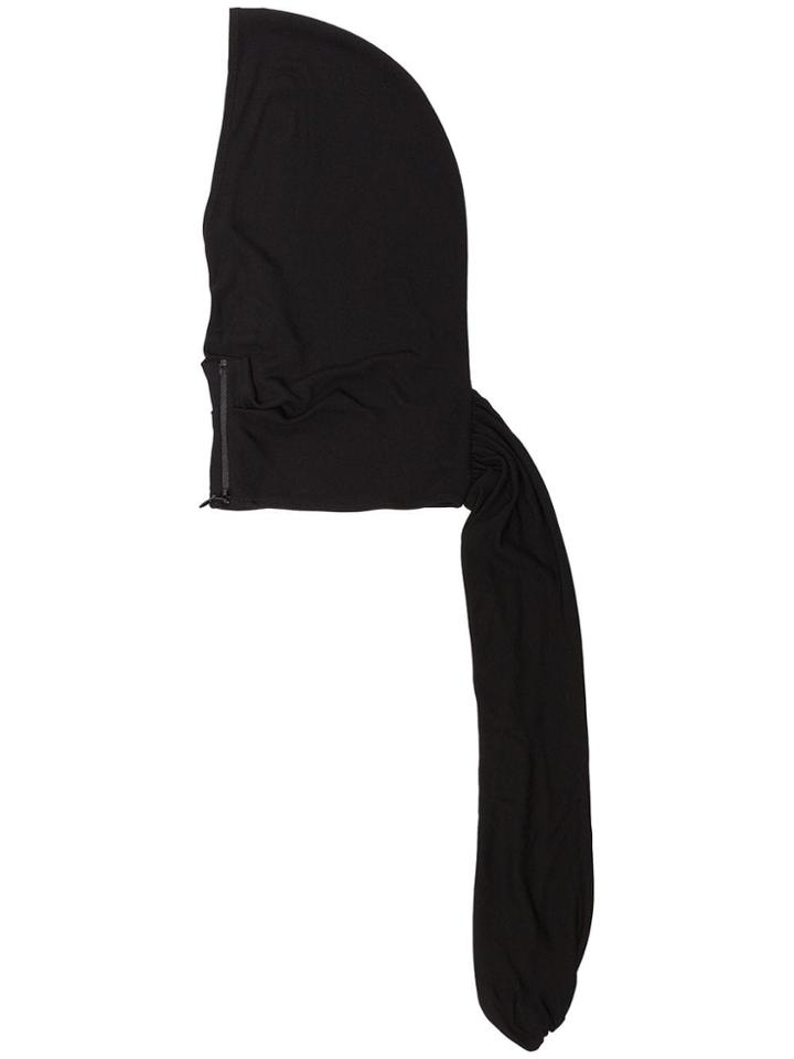 Versace Black Knitted Headscarf