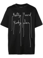 Mostly Heard Rarely Seen Yarn Sketch Branded T-shirt - Black