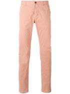 Closed Classic Trousers, Men's, Size: 33, Pink/purple, Cotton/spandex/elastane