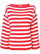 P.a.r.o.s.h. Cashmere Striped Sweater - Red