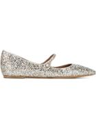 Tabitha Simmons Hermione Glitter Flats - Metallic