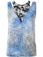 Kenzo Sand Top, Women's, Size: 38, Blue, Silk