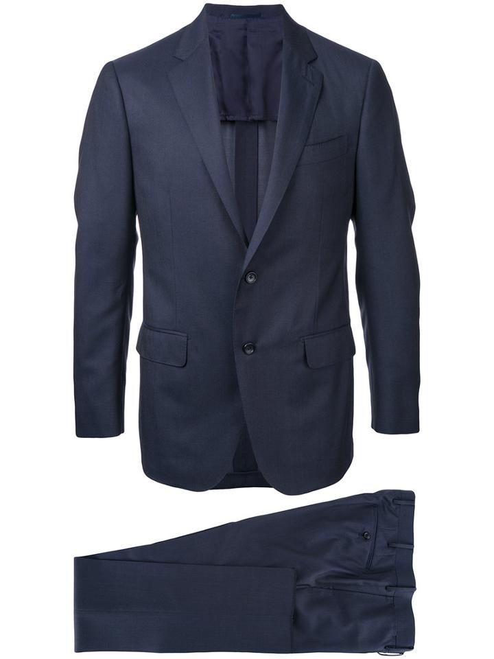 Estnation - Single-breasted Suit - Men - Silk/cupro/wool - 50, Blue, Silk/cupro/wool