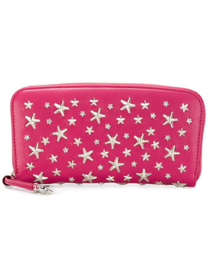Jimmy Choo Filipa Wallet - Pink & Purple