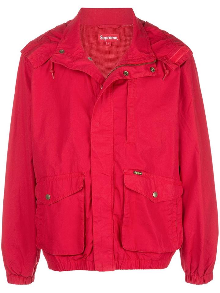 Supreme Highland Logo Hood Jacket - Red