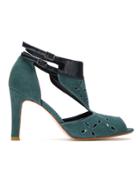 Sarah Chofakian Suede Ankle Boot - Green