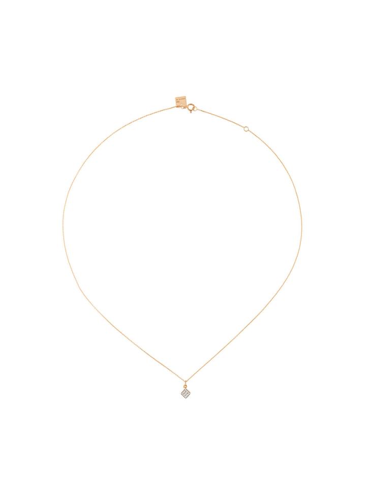 Ginette 'ever Square' Necklace - Metallic