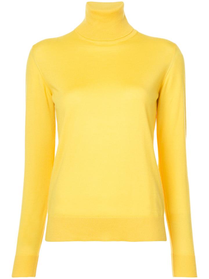 Ralph Lauren Collection Turtleneck Jumper - Yellow & Orange