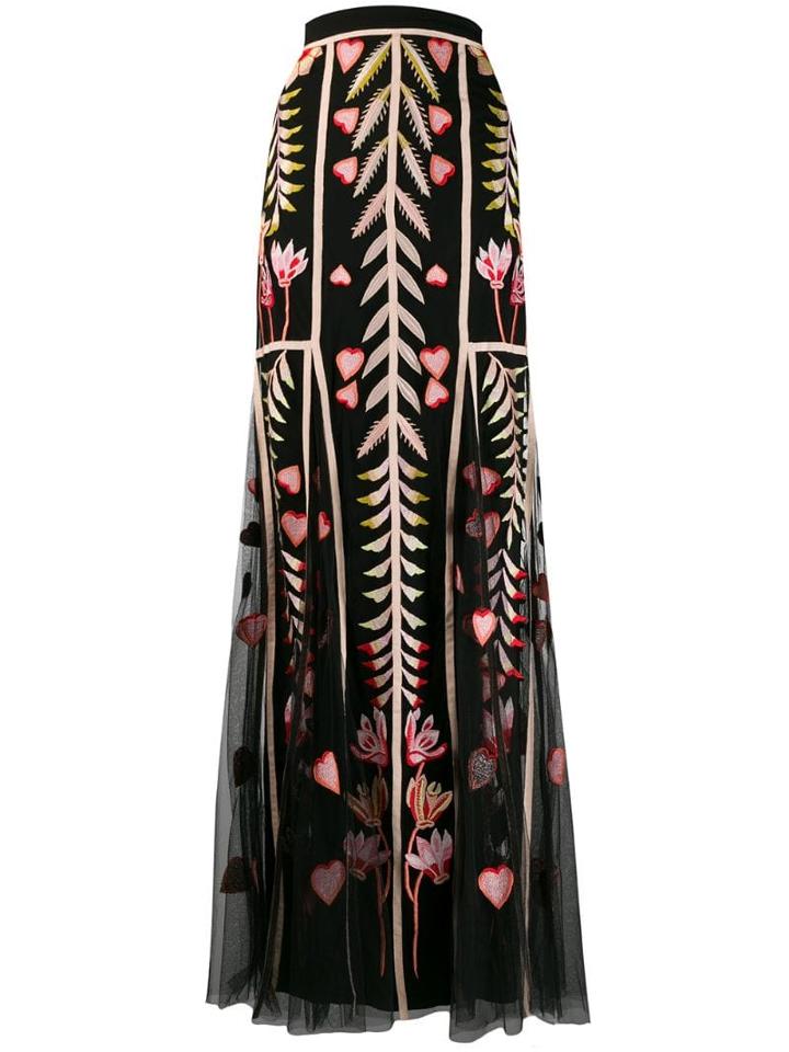 Temperley London Rosy Tulle Skirt - Black