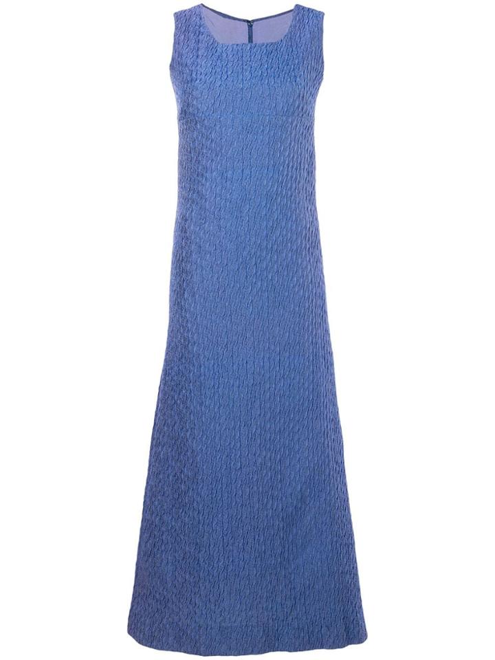 A.n.g.e.l.o. Vintage Cult Sleeveless Bow Embellished Dress - Blue