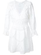 Chloé Crochet Dress, Women's, Size: 38, White, Silk/cotton