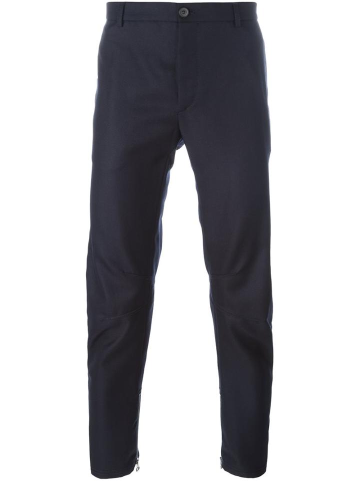 Lanvin Straight Fit Biker Trousers