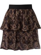 Cecilia Prado Ruffled Knit Skirt
