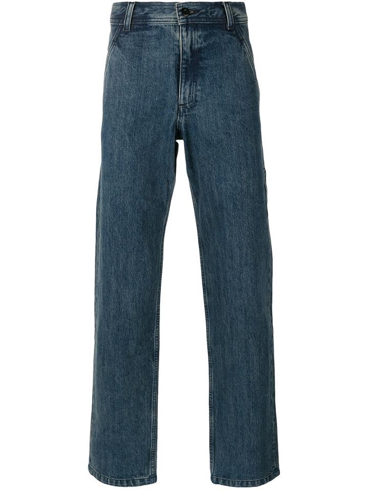 A.p.c. - Buttoned Pockets Straight Jeans - Men - Cotton - 31, Blue, Cotton