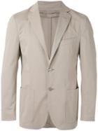 Corneliani Inner Zip Blazer, Men's, Size: 52, Nude/neutrals, Cotton/cashmere/spandex/elastane/viscose