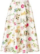 No21 Floral Print Skirt - Nude & Neutrals