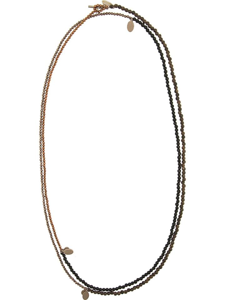 Brunello Cucinelli Micro-beaded Necklace - Brown