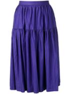 Yves Saint Laurent Pre-owned 1980's Gypsy Skirt - Purple