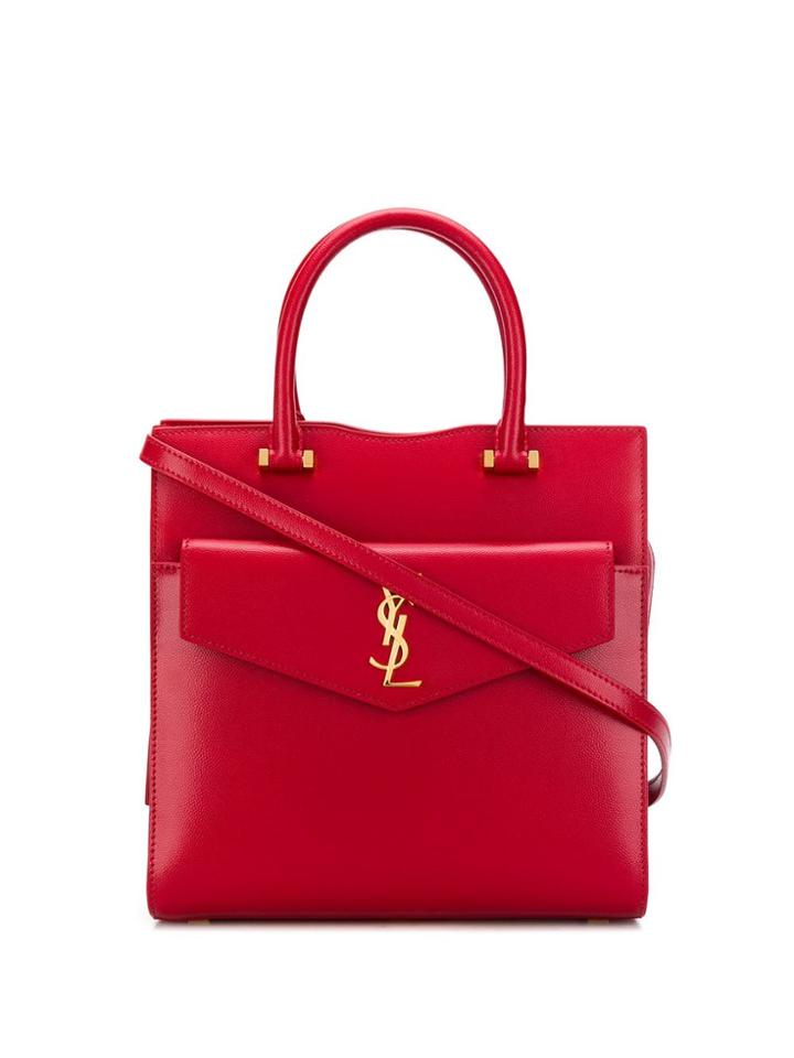 Saint Laurent Small Uptown Tote - Red