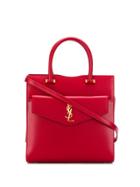 Saint Laurent Small Uptown Tote - Red