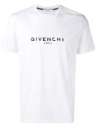 Givenchy Vintage-effect Logo T-shirt - White