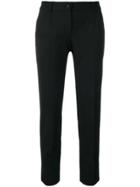 Dolce & Gabbana Cropped Skinny Trousers - Black
