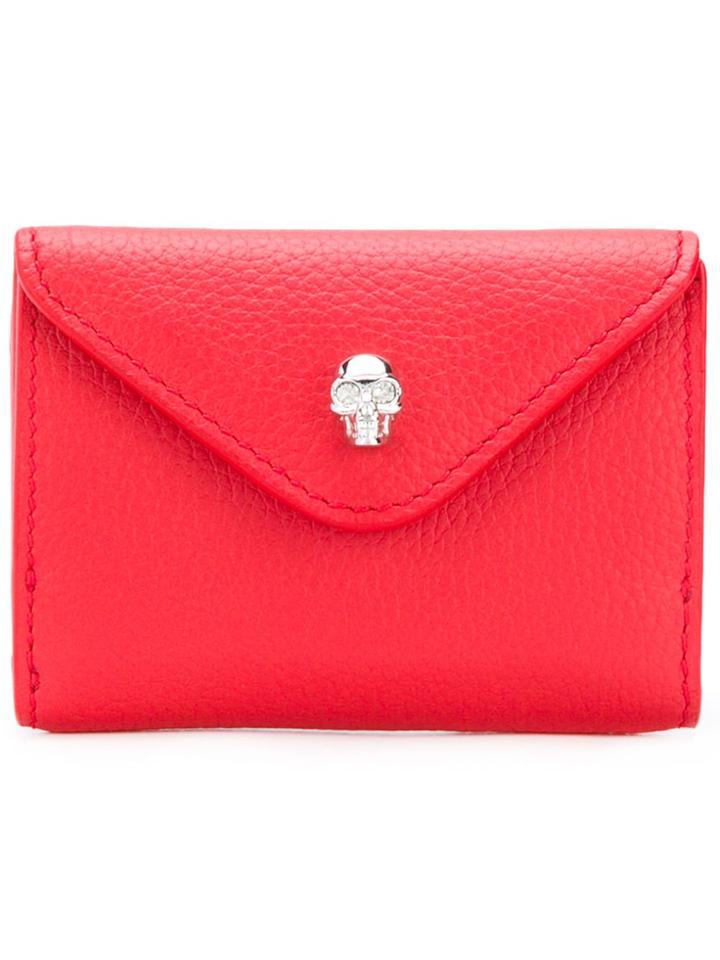 Alexander Mcqueen Flap Wallet - Red