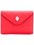 Alexander Mcqueen Flap Wallet - Red