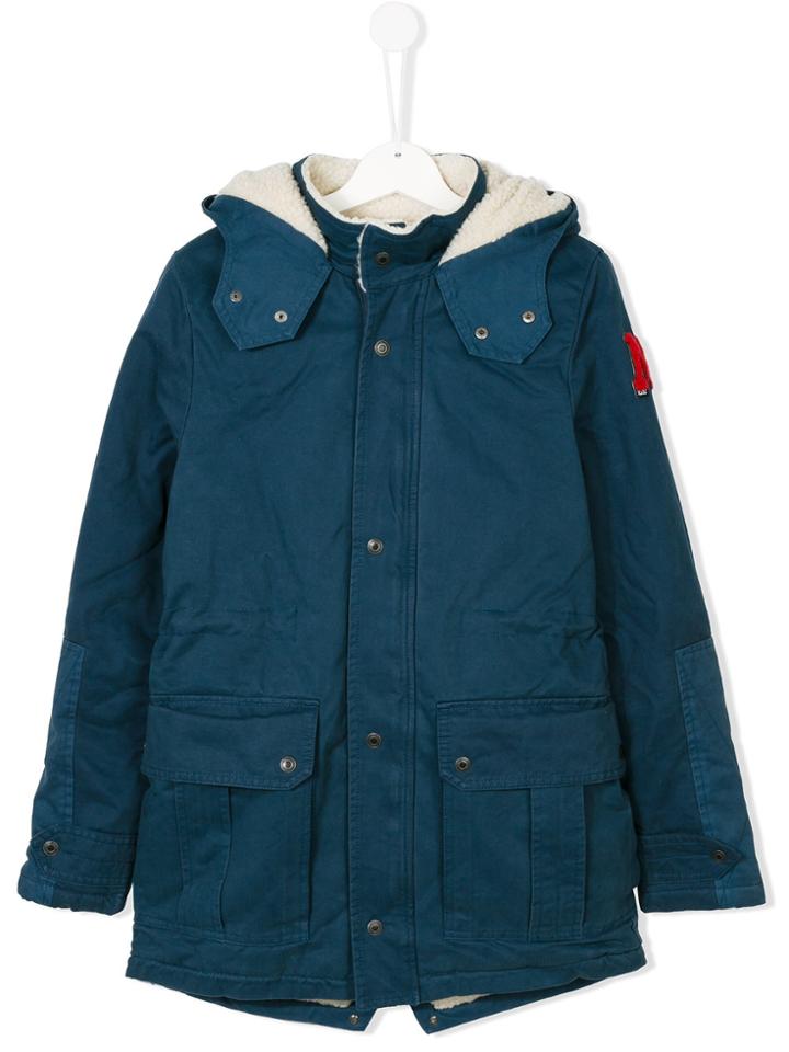 Little Marc Jacobs Hooded Jacket - Blue