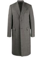 Fendi Single Breasted Coat - Grey