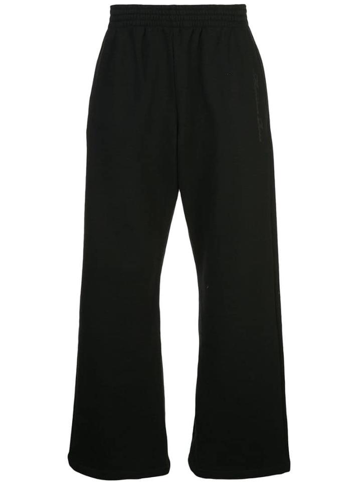 Martine Rose Plain Wide-leg Trousers - Black