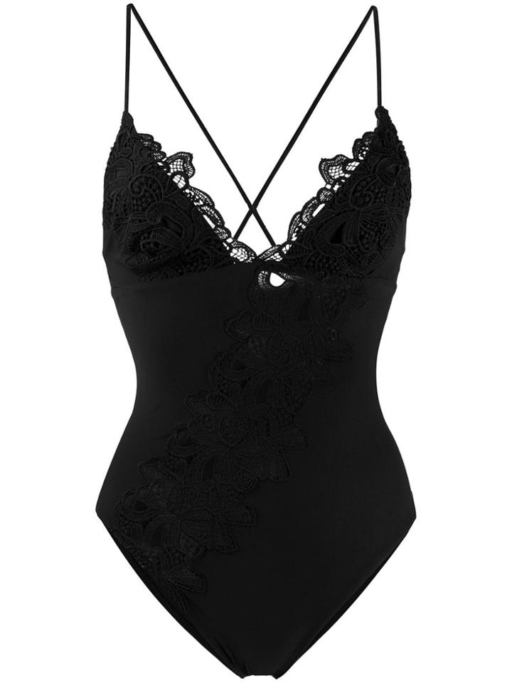 Ermanno Scervino Intero Swimsuit - Black