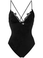 Ermanno Scervino Intero Swimsuit - Black