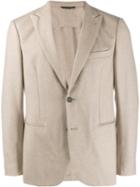 Tonello Classic Slim-fit Blazer - Neutrals