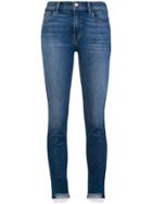 J Brand Mesh Detail Skinny Jeans - Blue