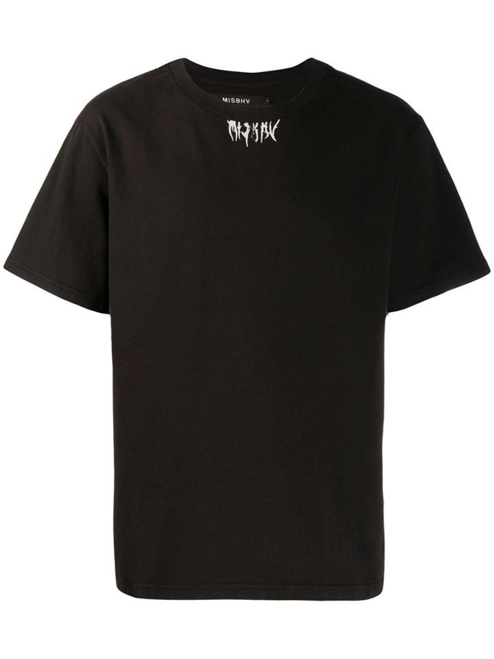 Misbhv Rear Printed T-shirt - Black