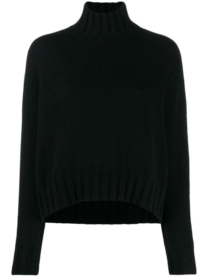 Aragona Turtleneck Jumper - Black