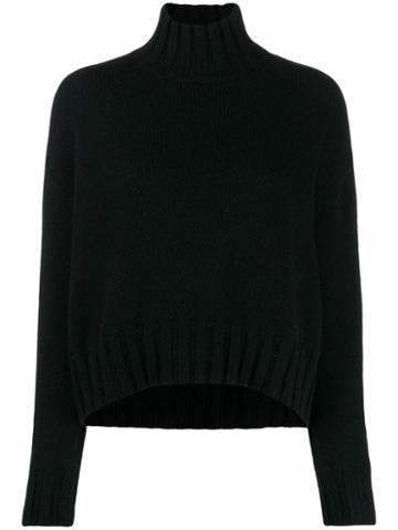 Aragona Turtleneck Jumper - Black
