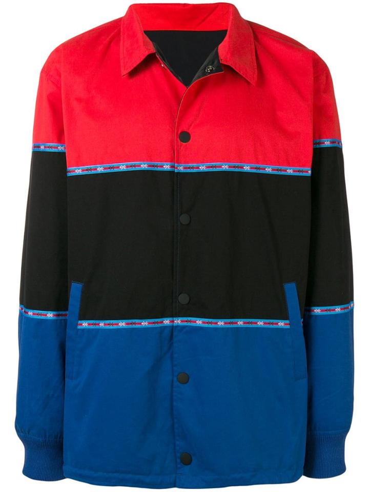 Opening Ceremony Striped Lightweight Jacket - Red