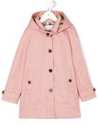 Burberry Kids - Geri Trench Coat - Kids - Cotton - 8 Yrs, Pink/purple