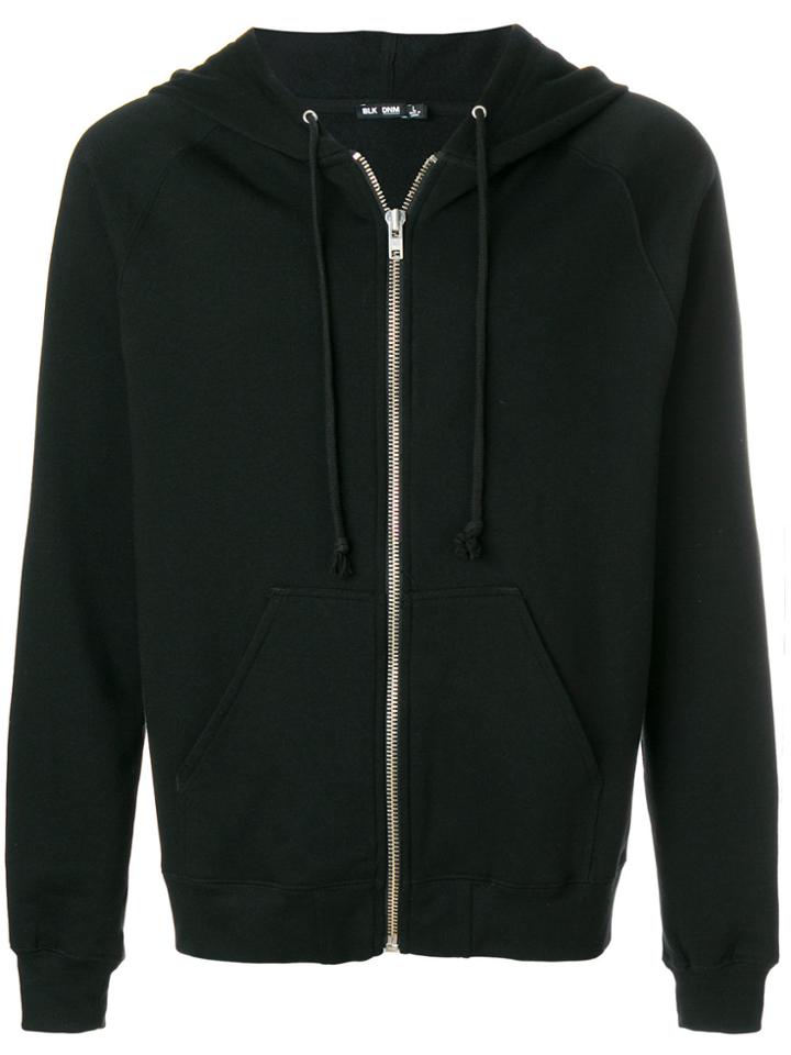 Blk Dnm Rear Logo Print Hoodie - Black