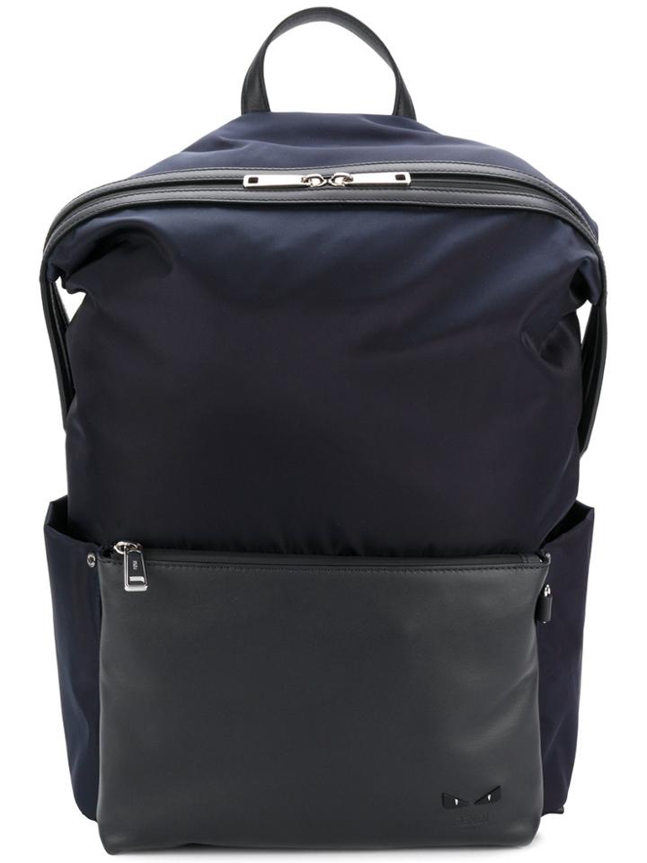 Fendi Bag Bugs Backpack - Blue