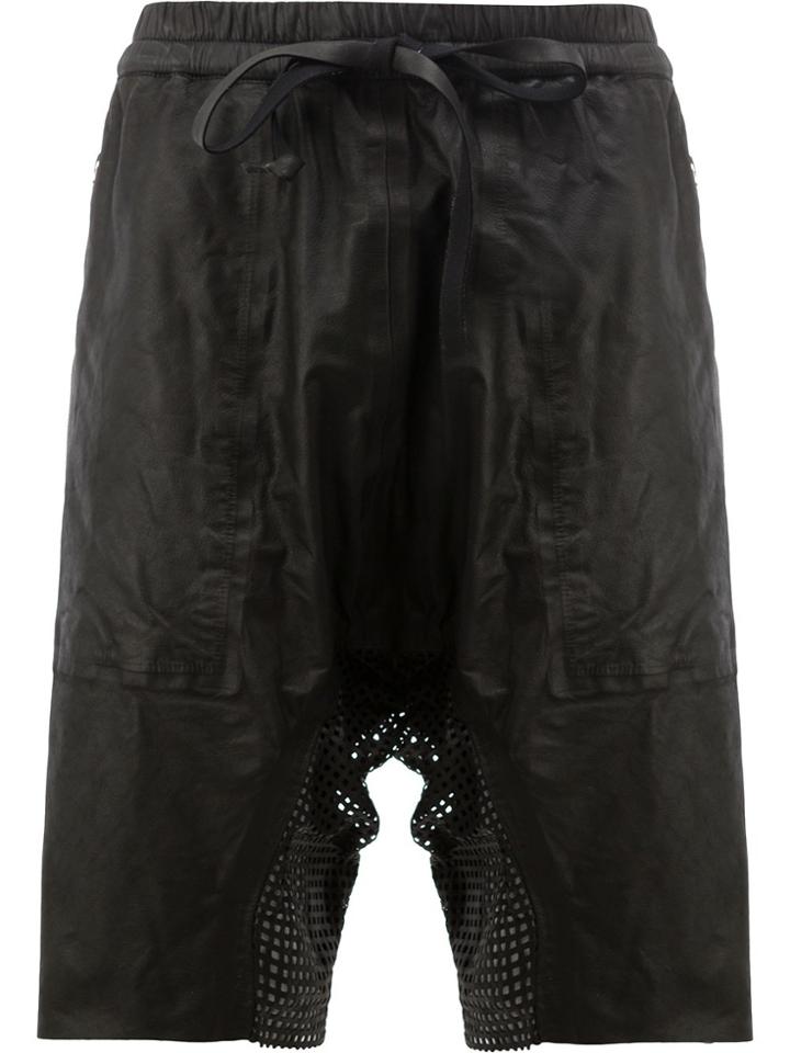 Isaac Sellam Experience Drawstring Shorts - Black