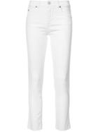Anine Bing Cropped Jeans - White